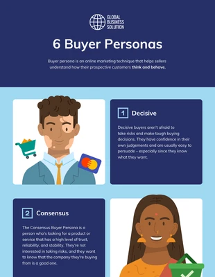 business  Template: Benutzer-Persona-Infografik