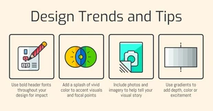 Free  Template: Tendências e dicas de design Postagem no LinkedIn