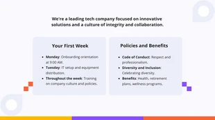 Friendly Onboarding Company Presentation - Page 2