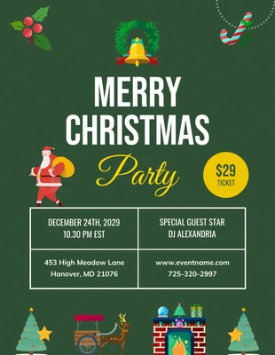 Free  Template: Free Christmas Flyer Template
