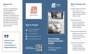 business  Template: Product Launch Campaign Brochure