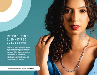 Beige and Teal Jewelry Catalog - Pagina 2
