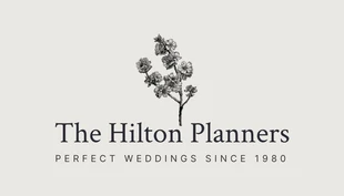 Free  Template: Biglietto da visita Wedding Planner vintage classico semplice beige