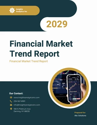Free  Template: Financial Market Trend Report