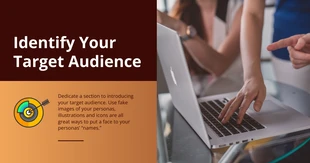 premium  Template: Identify Your Target Audience Facebook Post