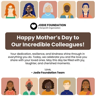 premium  Template: Mother's Day Appreciation Company Instagram Post