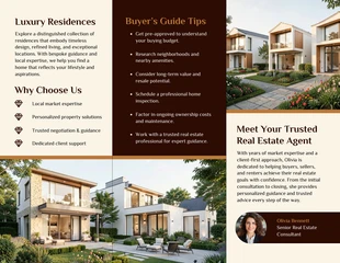 Tri Fold Real Estate Brochure - page 2