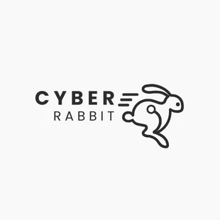 Free  Template: Logotipo comercial da Cyber Company