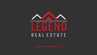 Classic Real Estate Business Card - Seite 2