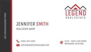 Classic Real Estate Business Card