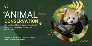 Green And Yellow Modern Playful Animal Conservation Twitter Banner - Pagina 2