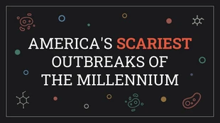 premium  Template: Cabeçalho do blog sobre o surto mais assustador da América