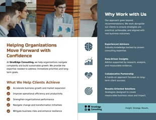 Consulting Brochure Template - Page 2