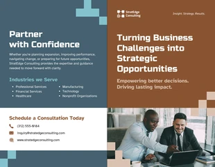 Free Template: Consulting Brochure Template