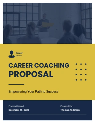 premium  Template: Career Coaching Proposal
