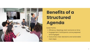 Black and Yellow Simple Agenda Presentations - صفحة 4