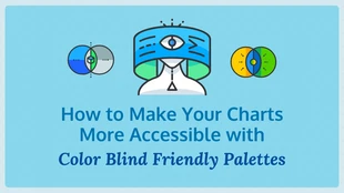 Free  Template: Blue Color Blind Blog Header