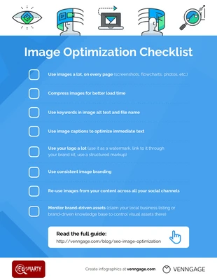 Free  Template: Image SEO Checklist