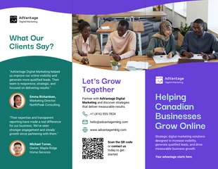 premium Template: Company Trifold Brochure