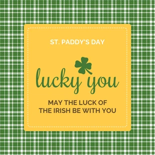 premium  Template: Happy St. Paddy's Day Instagram Post