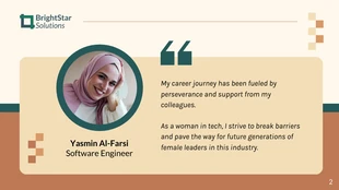 Employee Spotlights For Women's Equality Company Presentation - صفحة 2