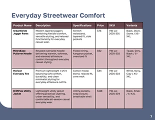 Fashion Catalog Athleisure Template - Página 7