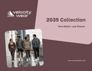 business Template: Catálogo de Moda Athleisure