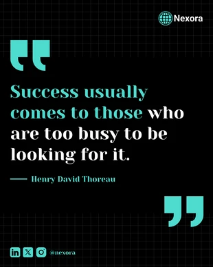 Free  Template: Motivational Business Quote LinkedIn Post Template