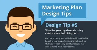 premium  Template: Plan de marketing ilustrativo en Facebook