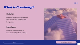 Blue Pink Aesthetic 3D Art Creative Presentation - Página 2
