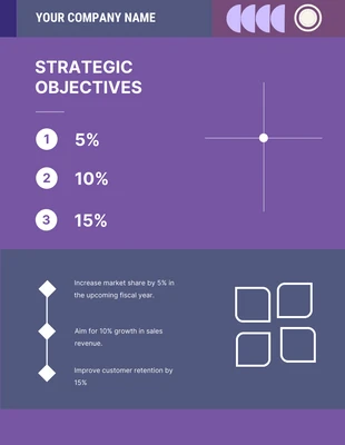 Free  Template: Purple Abstract Shape Account Plan
