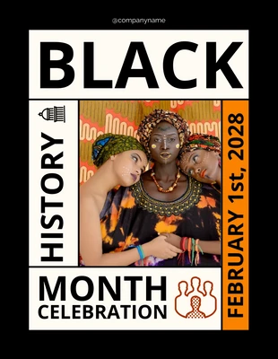 Free  Template: Black History Month Poster