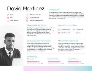 Pastel Pink Gradient Business User Persona Presentation - Page 4