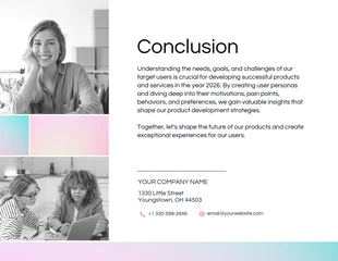 Pastel Pink Gradient Business User Persona Presentation - Page 5