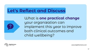 Pediatric Care and Child Well-being Medical Presentation - page 17