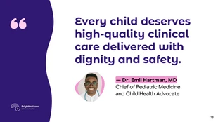 Pediatric Care and Child Well-being Medical Presentation - page 18