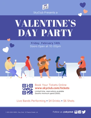 Free  Template: Free Valentines Day Flyer Template