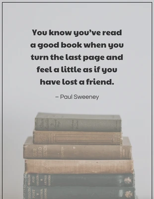Free  Template: Post do Pinterest sobre o Dia Mundial do Livro com citação simples