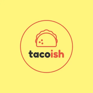 Free  Template: Logotipo criativo do Taco Truck