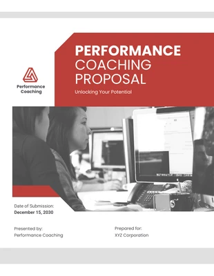 Free  Template: Performance Coaching Proposal