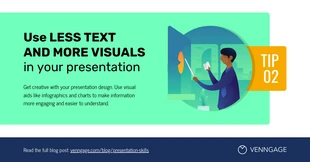 premium  Template: Green Presentation Skills LinkedIn Post