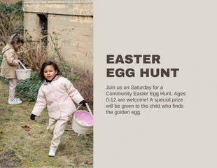 Brown Simple Bold Minimalist Easter Egg Church Presentation - Página 3