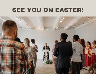 Brown Simple Bold Minimalist Easter Egg Church Presentation - صفحة 5