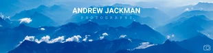 Free  Template: Simple Photography Profile LinkedIn Cover Banner