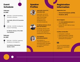 Speaker Series Event Brochure - Página 2
