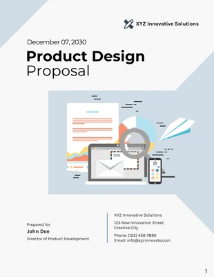 premium  Template: Produktdesign-Vorschlag