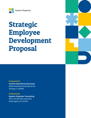 Free  Template: Modello di proposta di formazione per lo sviluppo dei dipendenti