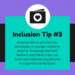 premium  Template: Family Diversity Inclusion Tips Instagram Post