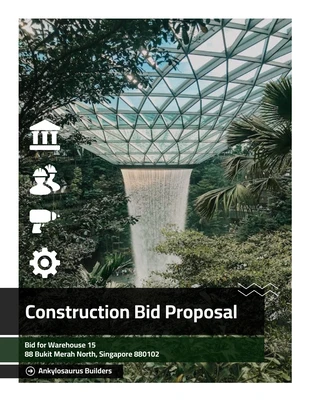 premium  Template: Construction Bid Proposal Example
