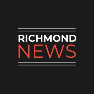 Free  Template: Logotipo de Richmond News Business